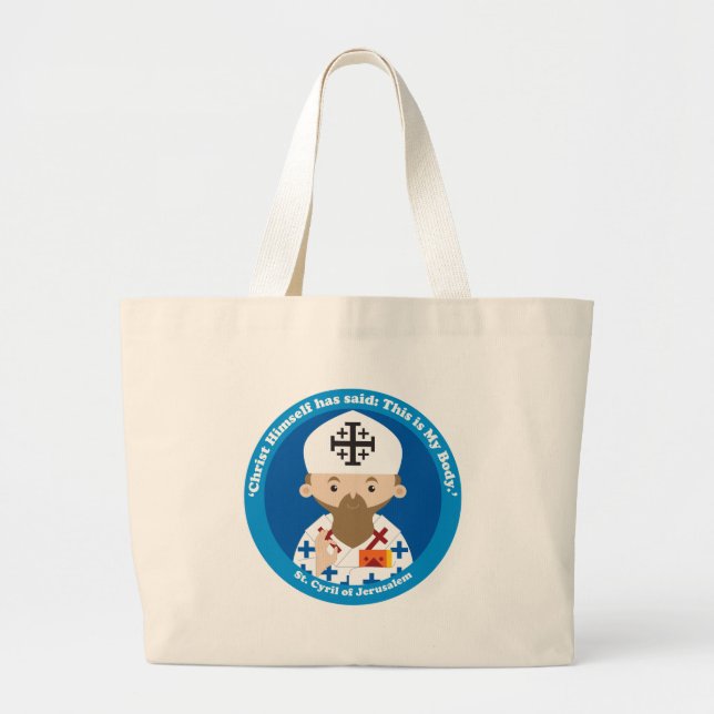 Bolsa Tote Grande Rua. Cirilo de Jerusalém (Frente)