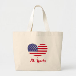Bolsa Tote Grande Rua de amor, Louis. | Cidade Personalizada - Bande