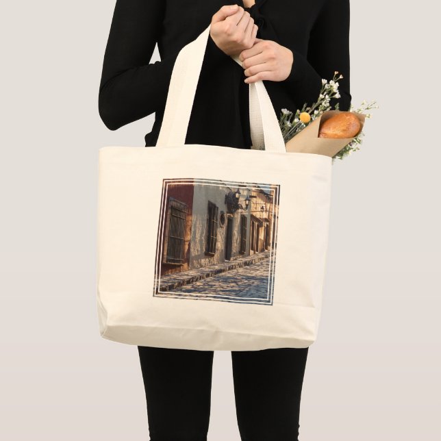 Bolsa Tote Grande Rua de paralelepípedos no México (Frente (produto))