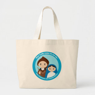 Bolsa Tote Grande Rua. Jacinta e Rua. Francisco Marto