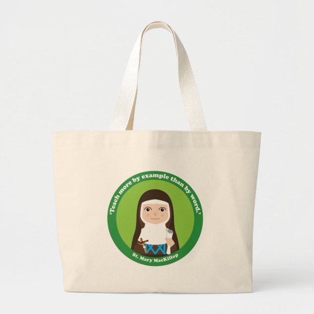 Bolsa Tote Grande Rua. Mary MacKillop (Frente)