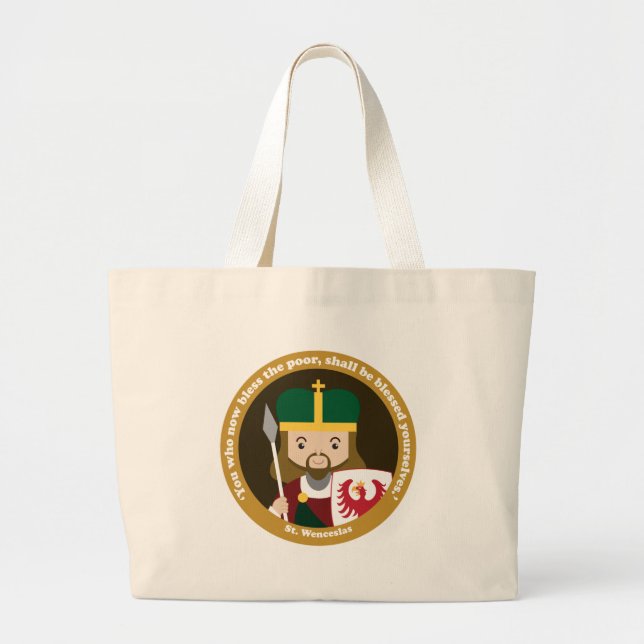 Bolsa Tote Grande Ruas. Wenceslas (Frente)