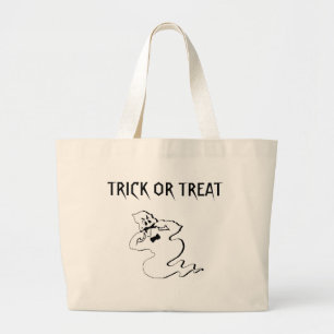 Bolsa Tote Grande Rude Ghost - Trick ou Tratar