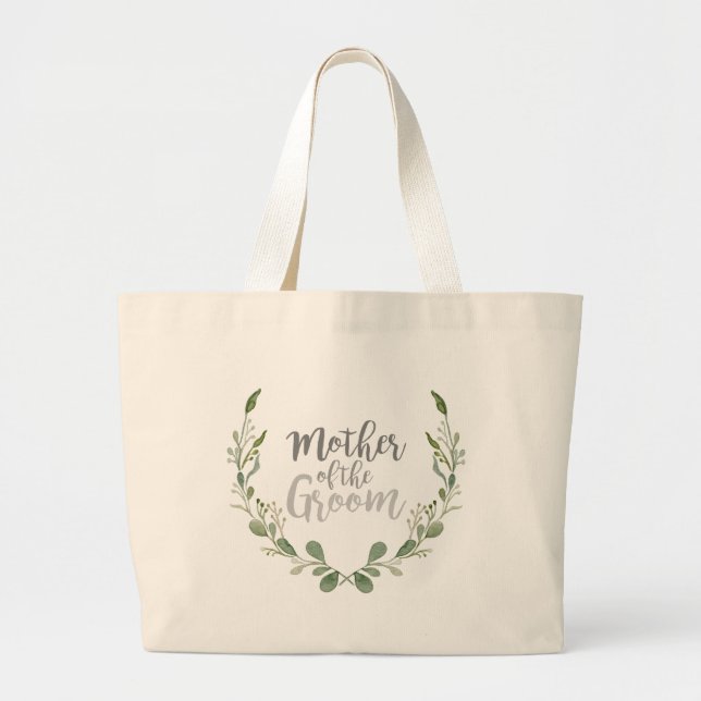 Bolsa Tote Grande Rústica Vinha Vinha Mãe do Chalé (Frente)