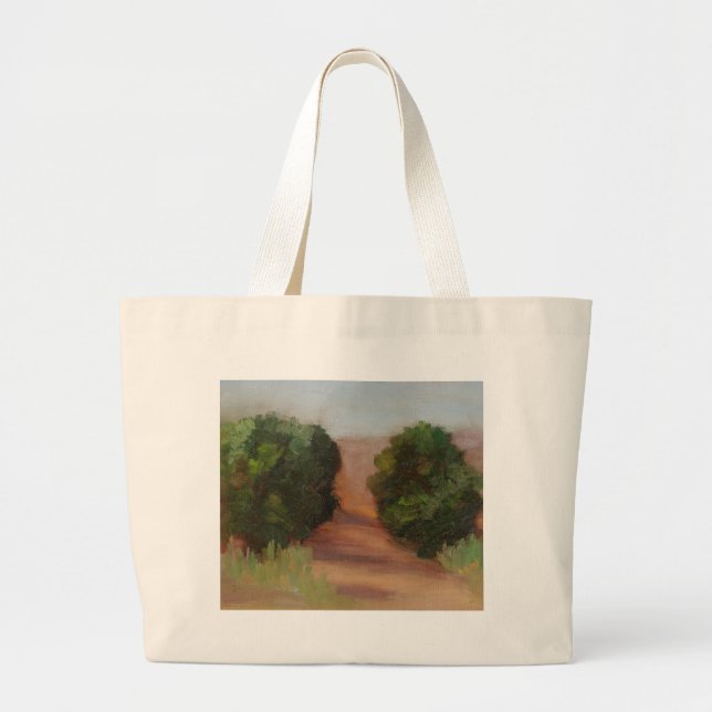 Bolsa Tote Grande "Sábado de manhã caminhada " (Frente)