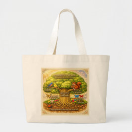 Bolsa Tote Grande Sabidamente enraizado