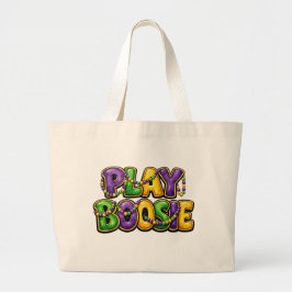 Bolsa Tote Grande Saca Boosie Mardi Gras – Festa de Carnaval B
