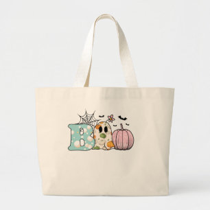 Bolsa Tote Grande Saca de Halloween Boo