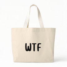 Saca de Lona Estética Minimalista Divertida WTF
