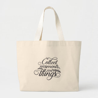 Bolsa Tote Grande Saca de mão - Colecione Momentos Não Coisas –Inspi