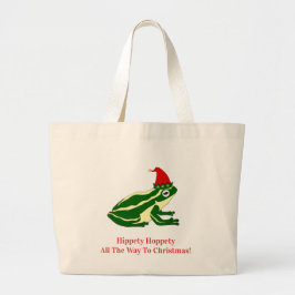 Bolsa Tote Grande Saca de Natal Sapo