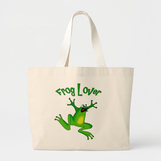 Bolsa Tote Grande Saca do Amante de Rã (Frente)