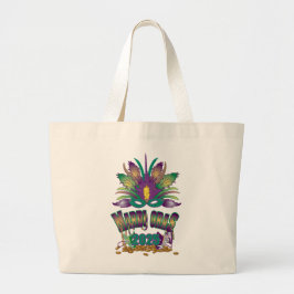 Bolsa Tote Grande Saca do Mardi Gras 2025
