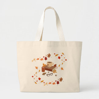 Bolsa Tote Grande Saca Tote de Lona Estética de Amante de Livros de