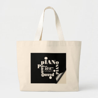 Bolsa Tote Grande saco 5 do piano