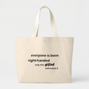 Bolsa Tote Grande Saco canhoto