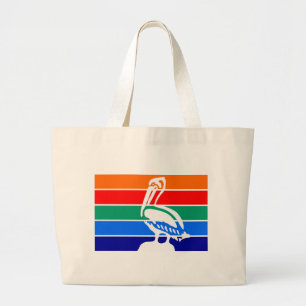 Bolsa Tote Grande Saco com a bandeira da Rua. Petersburgo, Flórida
