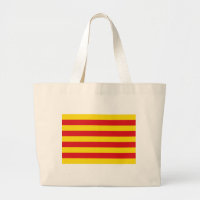 Saco com bandeira da Catalunha