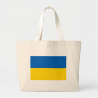 Saco com bandeira da Ucrânia