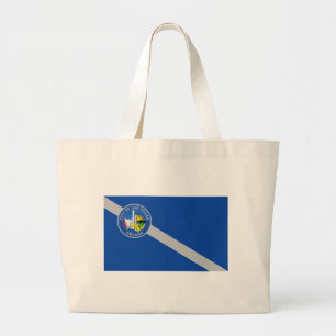 Bolsa Tote Grande Saco com bandeira de Las Vegas