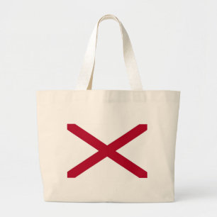 Bolsa Tote Grande Saco com bandeira do Estado do Alabama - EUA