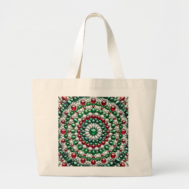 Bolsa Tote Grande Saco com Design de cores italianas (Frente)