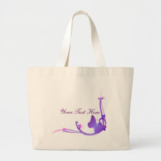 Bolsa Tote Grande Saco customizável da borboleta
