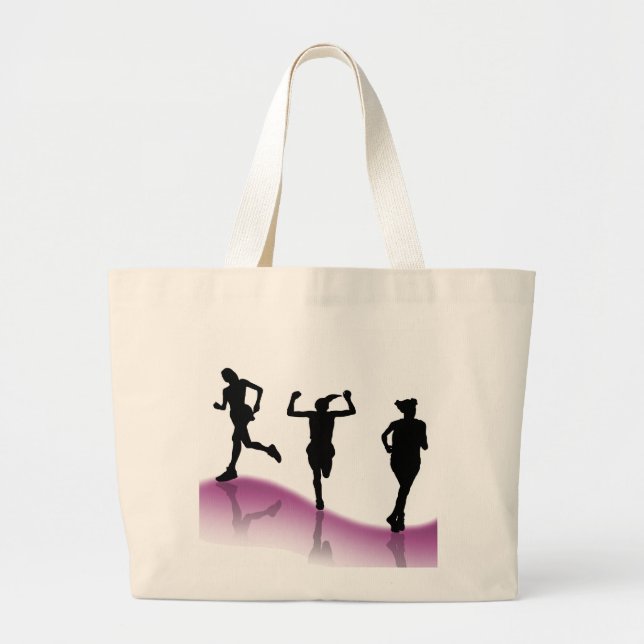 Bolsa Tote Grande Saco da corrida para mulheres (Frente)
