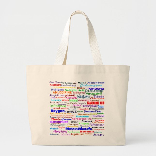 Bolsa Tote Grande Saco da droga (Frente)