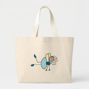 Bolsa Tote Grande Saco da Fada do Bastão Azul