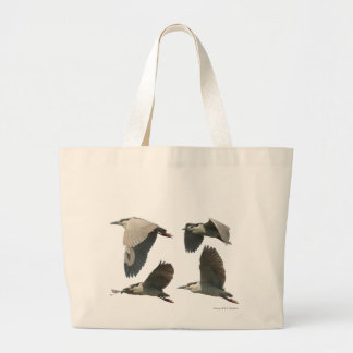 Bolsa Tote Grande Saco da garça-real em vôo