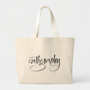 Bolsa Tote Grande Saco da guilda da caligrafia de Waco