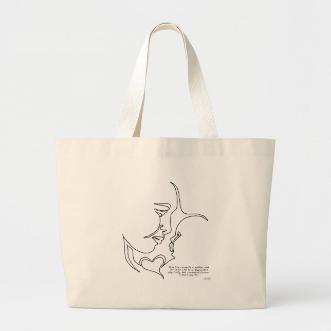 Bolsa Tote Grande Saco da mãe e da criança (Frente)