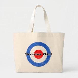 Bolsa Tote Grande Saco da menina do patinete