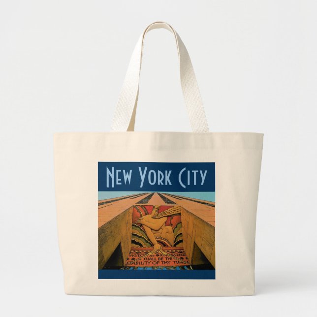 Bolsa Tote Grande Saco da Nova Iorque (Frente)