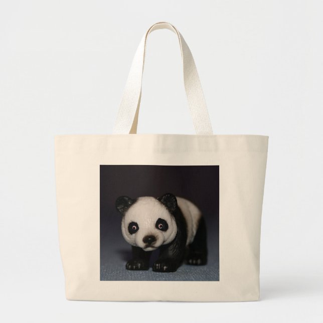 Bolsa Tote Grande Saco da panda do brinquedo (Frente)