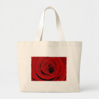 Bolsa Tote Grande Saco da rosa vermelha