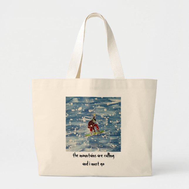 Bolsa Tote Grande Saco da snowboarding (Frente)