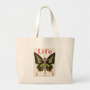 Bolsa Tote Grande Saco da vida