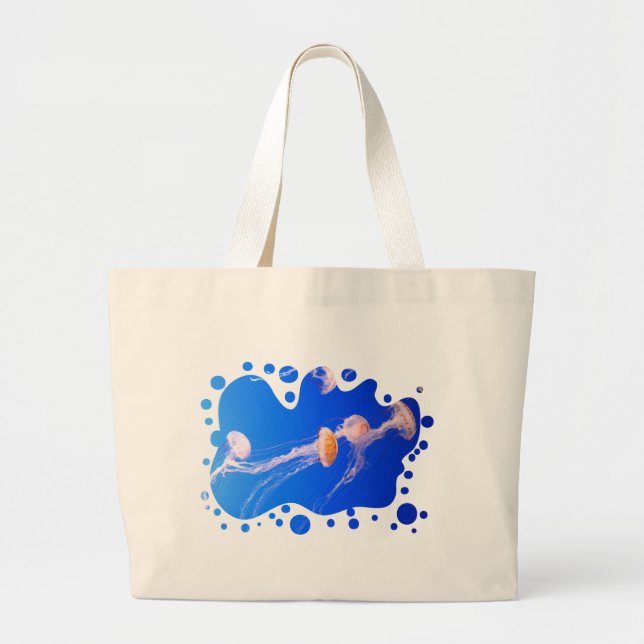 Bolsa Tote Grande Saco das medusa (Frente)