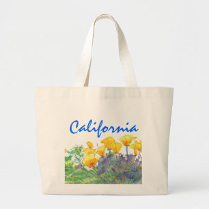 Bolsa Tote Grande Saco das papoilas