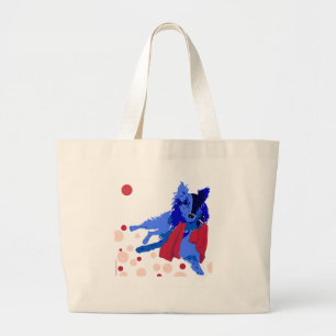 Bolsa Tote Grande Saco Daydreaming do Belle azul