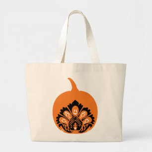 Bolsa Tote Grande Saco de Abóbora Chique
