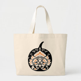 Bolsa Tote Grande Saco de Abobora Chique