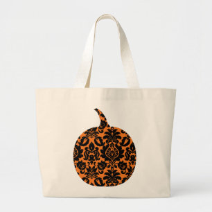 Bolsa Tote Grande Saco de Abóbora Chique