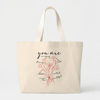 Bolsa Tote Grande saco de afirmação diária