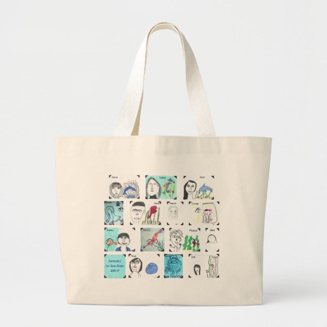 Bolsa Tote Grande Saco de Amanda (Frente)