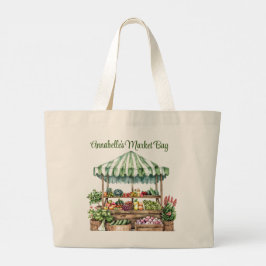 Bolsa Tote Grande Saco de Arte Vegetal