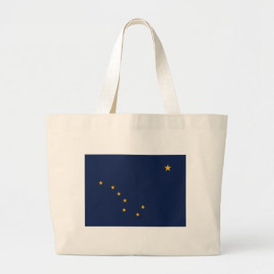 Bolsa Tote Grande Saco de Bandeira do Alasca