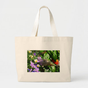 Bolsa Tote Grande Saco de Beija-flor